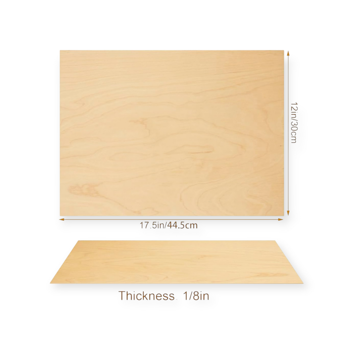 12x18x1/8 or 3mm Baltic Birch Sheets | 3 Pack