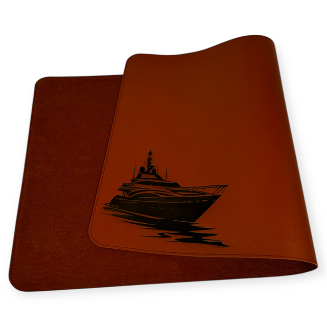 Leather Desk Mat | Mouse Pad | Custom Laser Engravable