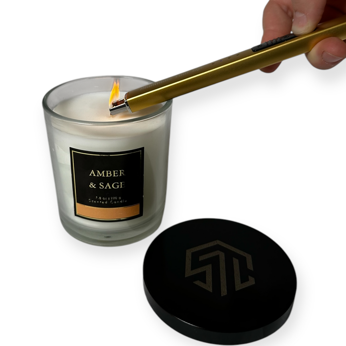 Arc Candle Lighter Blanks (10 Pack) | Windproof USB Rechargeable Lighters