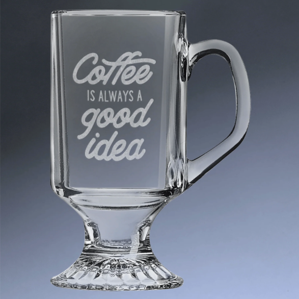 POLAR CAMEL Glass Coffee Mugs | Customizable