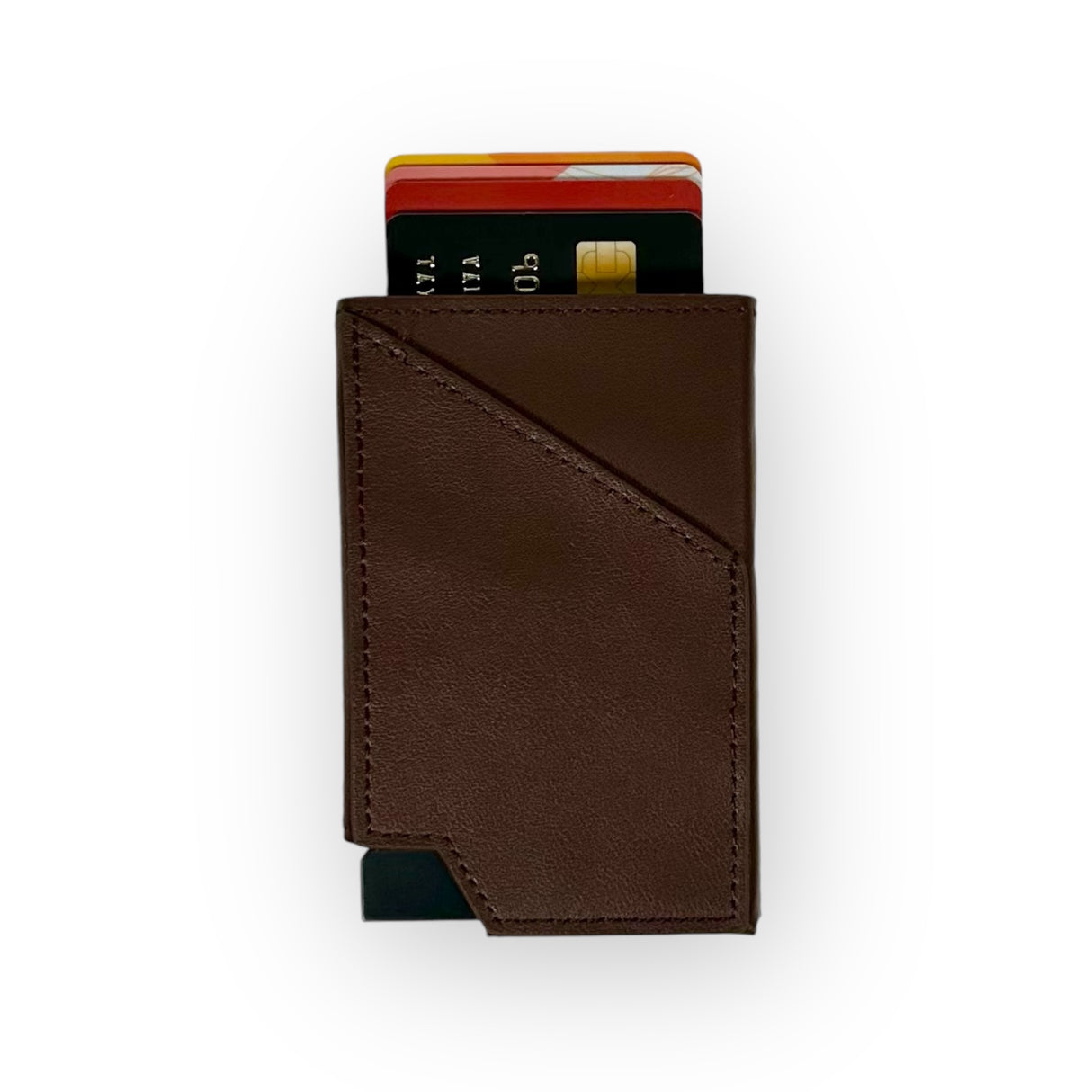 Premium Genuine Leather RFID Pop-Wallet