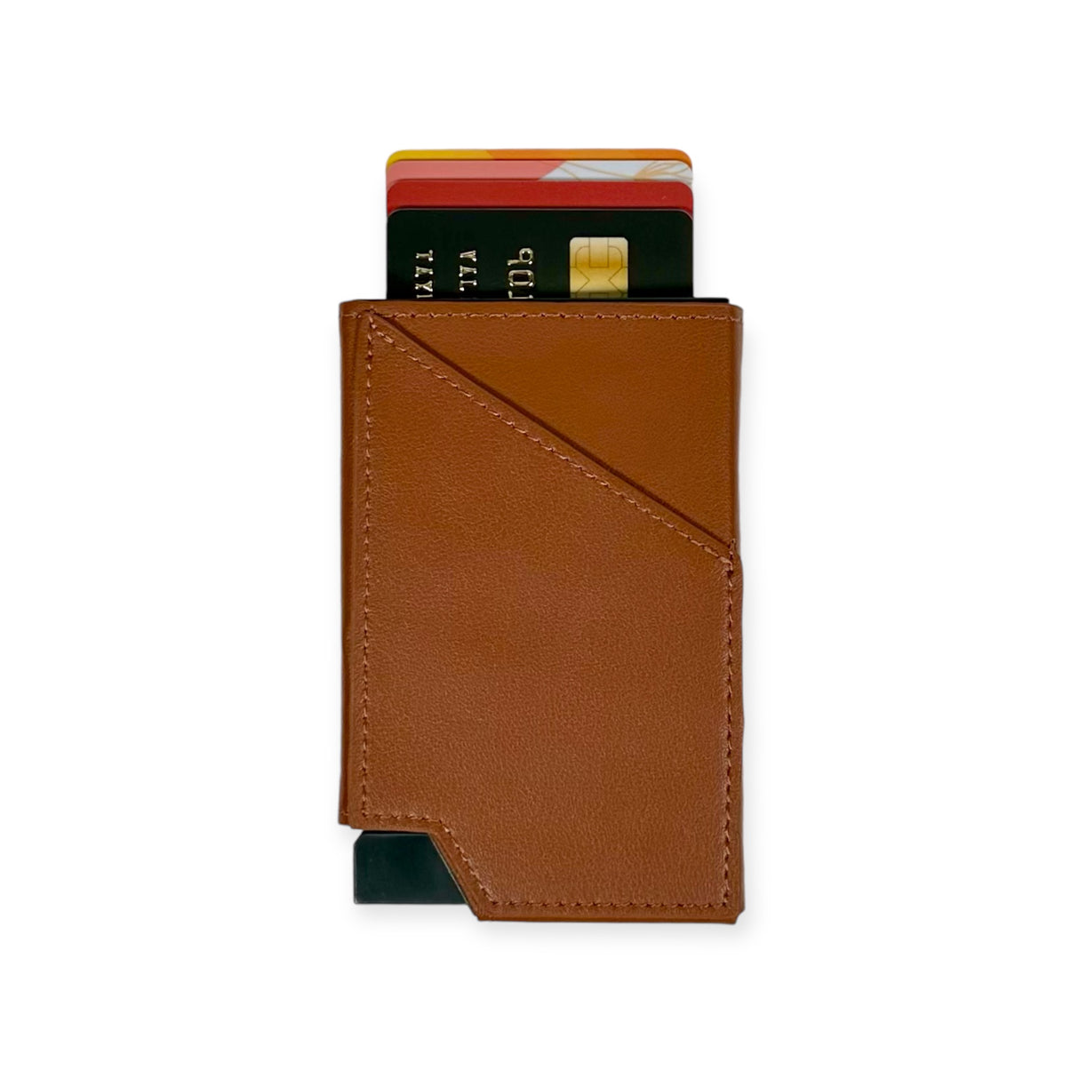 Premium Genuine Leather RFID Pop-Wallet