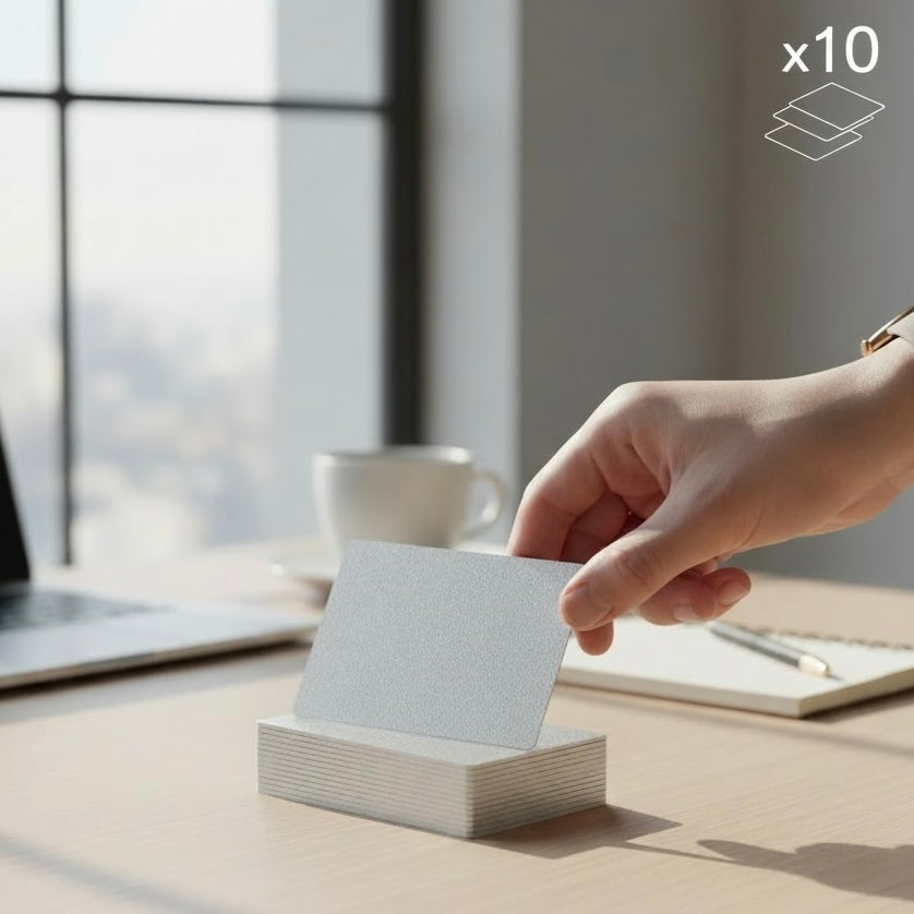 Stainless Steel Metal Cards | Playing Card Blanks | 88×64×.5mm