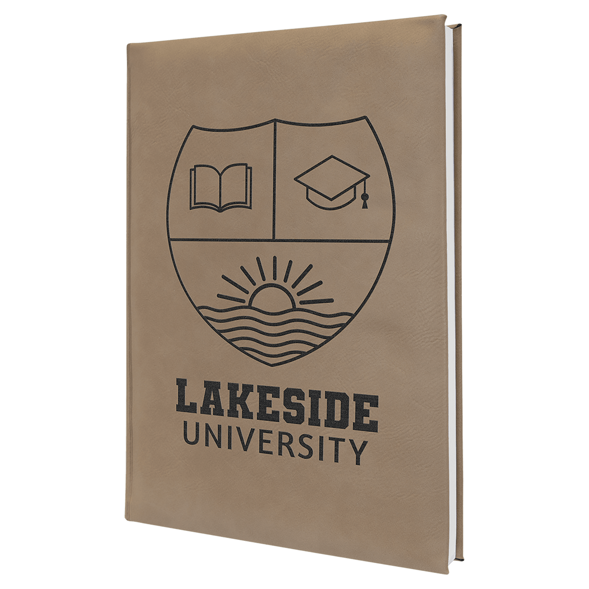 Large Leather Journal | 7"x 9 3/4" | Customizable