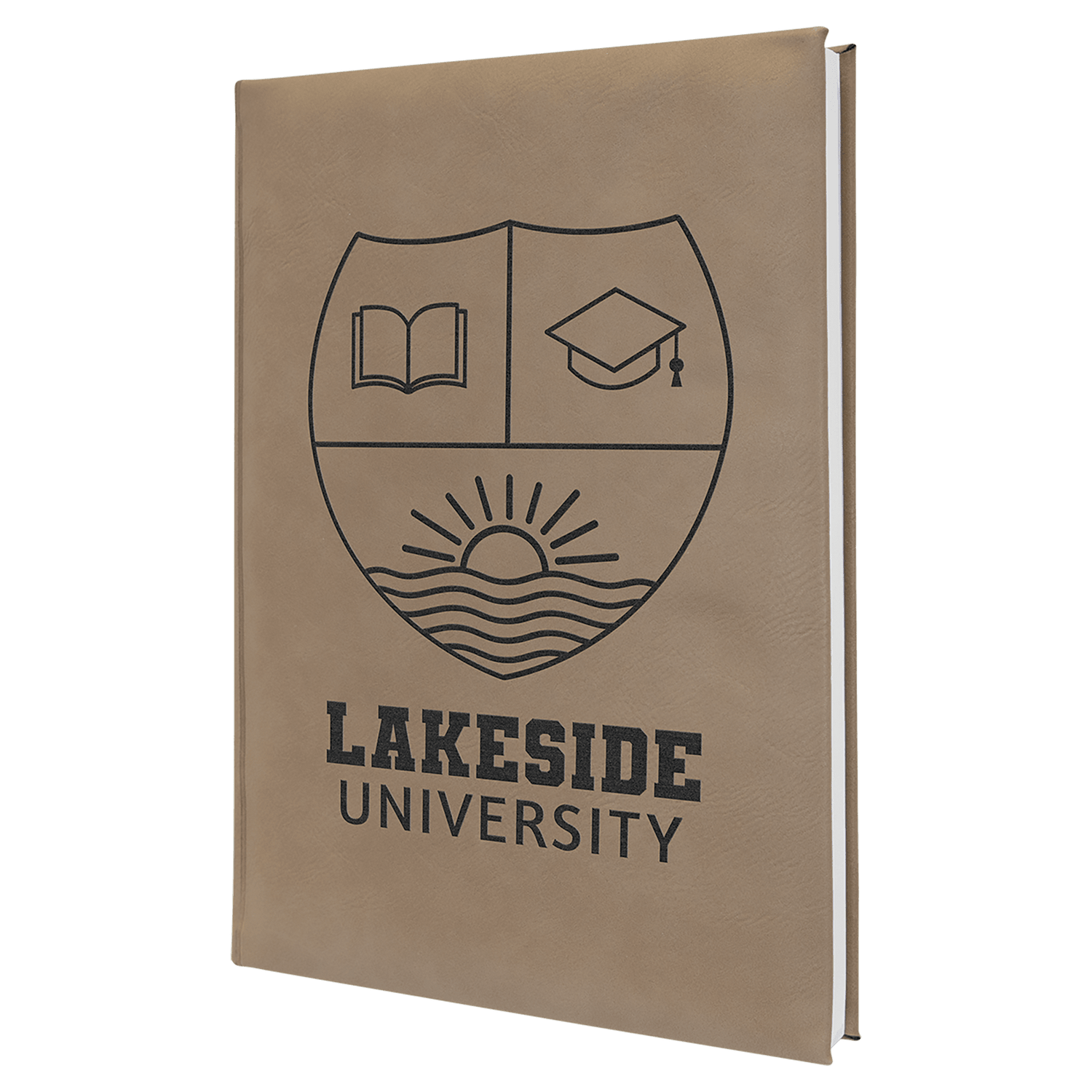 Large Leather Journal | 7"x 9 3/4" | Customizable