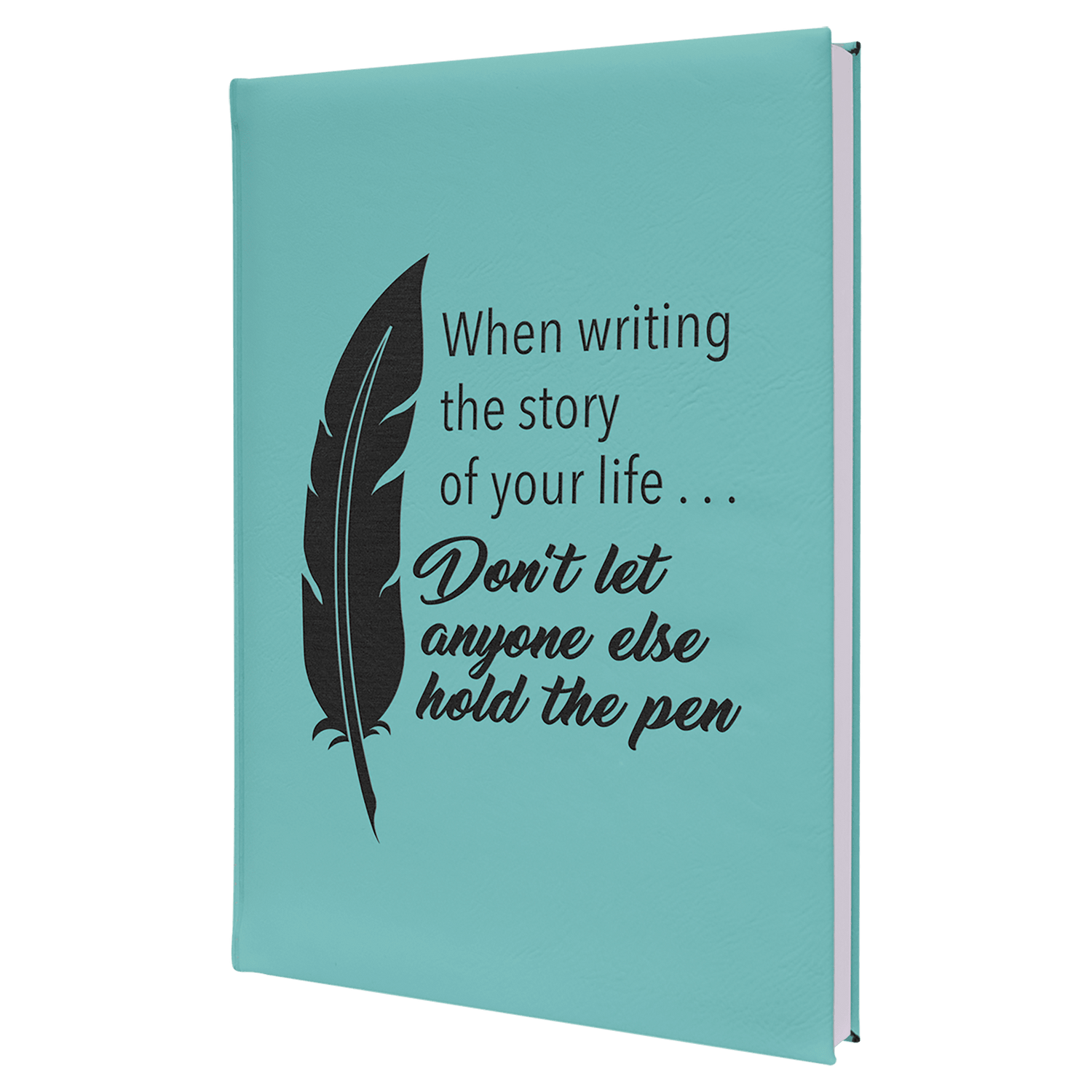 Large Leather Journal | 7"x 9 3/4" | Customizable