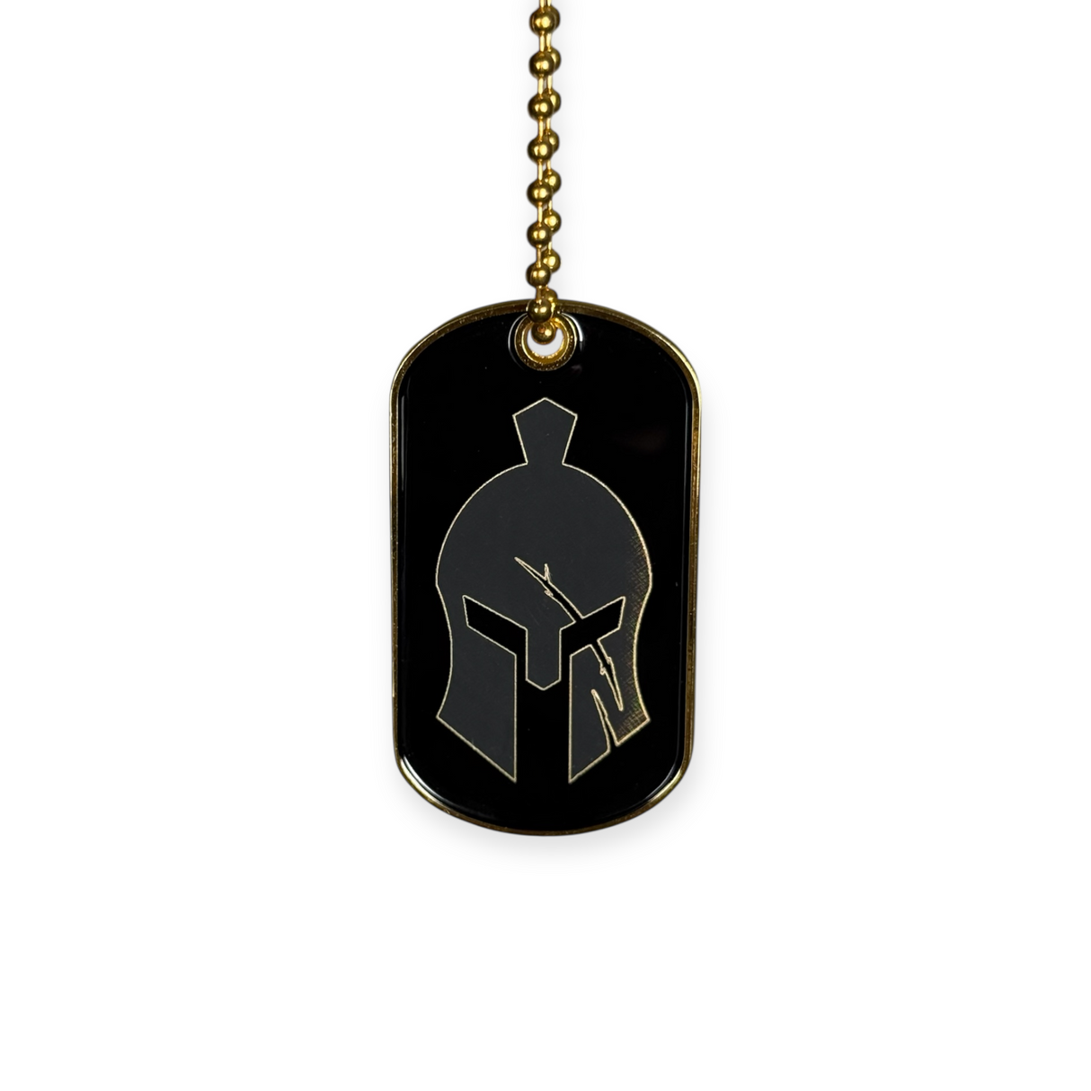 Premium Spartan Metal Dog Tags