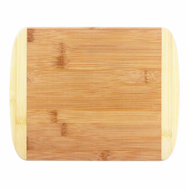 2-Tone Cutting Board 11" x 8-3/4" | Bamboo | Customizable