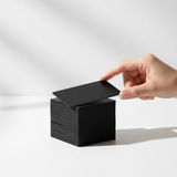 Matt Black Stainless Steel Metal Cards | Playing Card Blanks | 88×64×.5mm