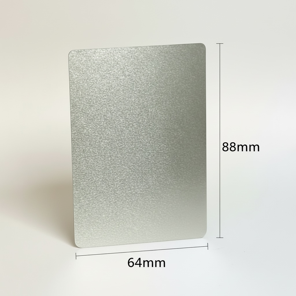 Stainless Steel Metal Cards | Playing Card Blanks | 88×64×.5mm