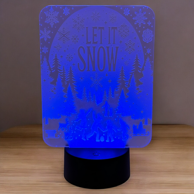 GlowEdge RGB | Acrylic Night Light | Customizable