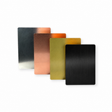 Core Metal Card Sample Pack | 4 Finishes | 88×64×0.5mm