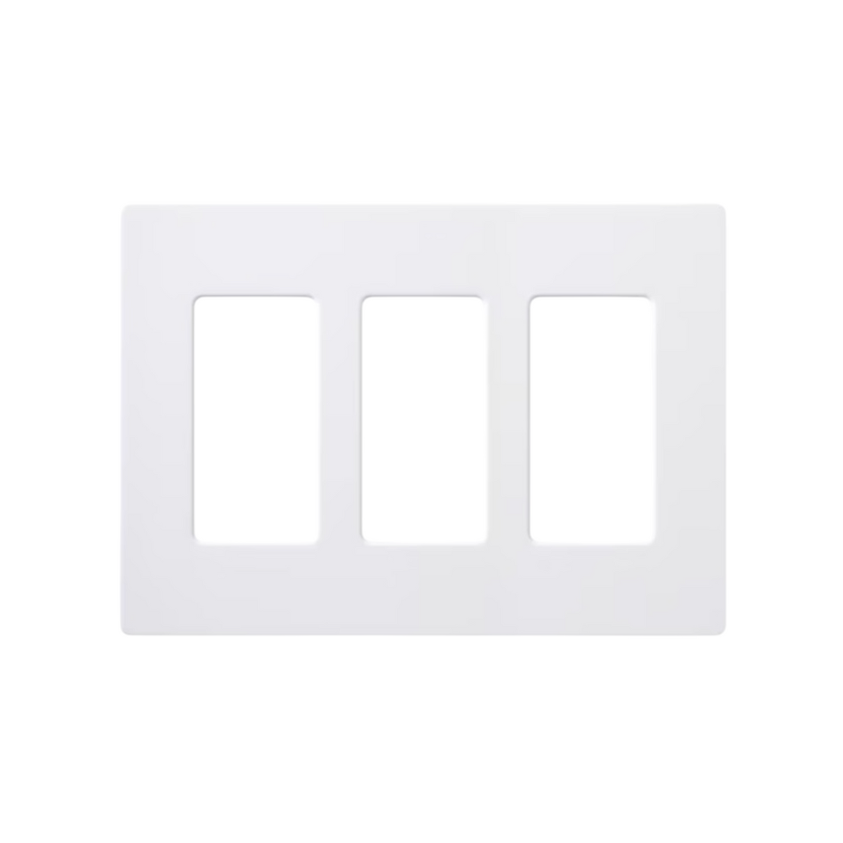 Lutron Claro Screwless Switch Plates | Decora | White