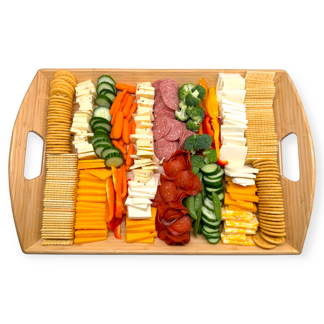 Butler's Serving Tray with Handles | Bamboo | Customizable