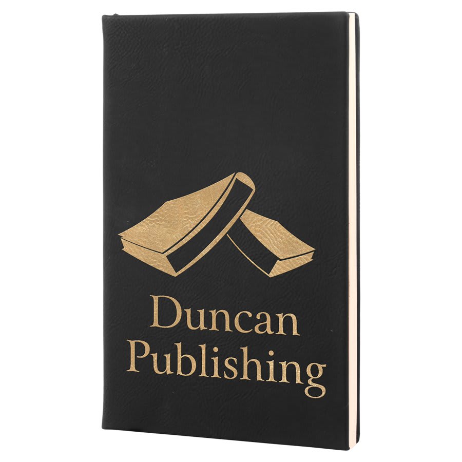 Leather Journal with Lined Notepad | Customizable