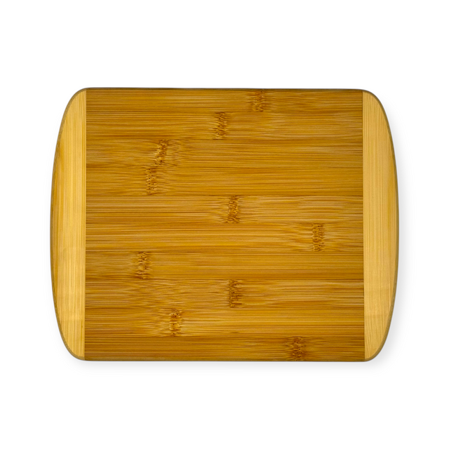 2-Tone Cutting Board 11" x 8-3/4" | Bamboo | Customizable