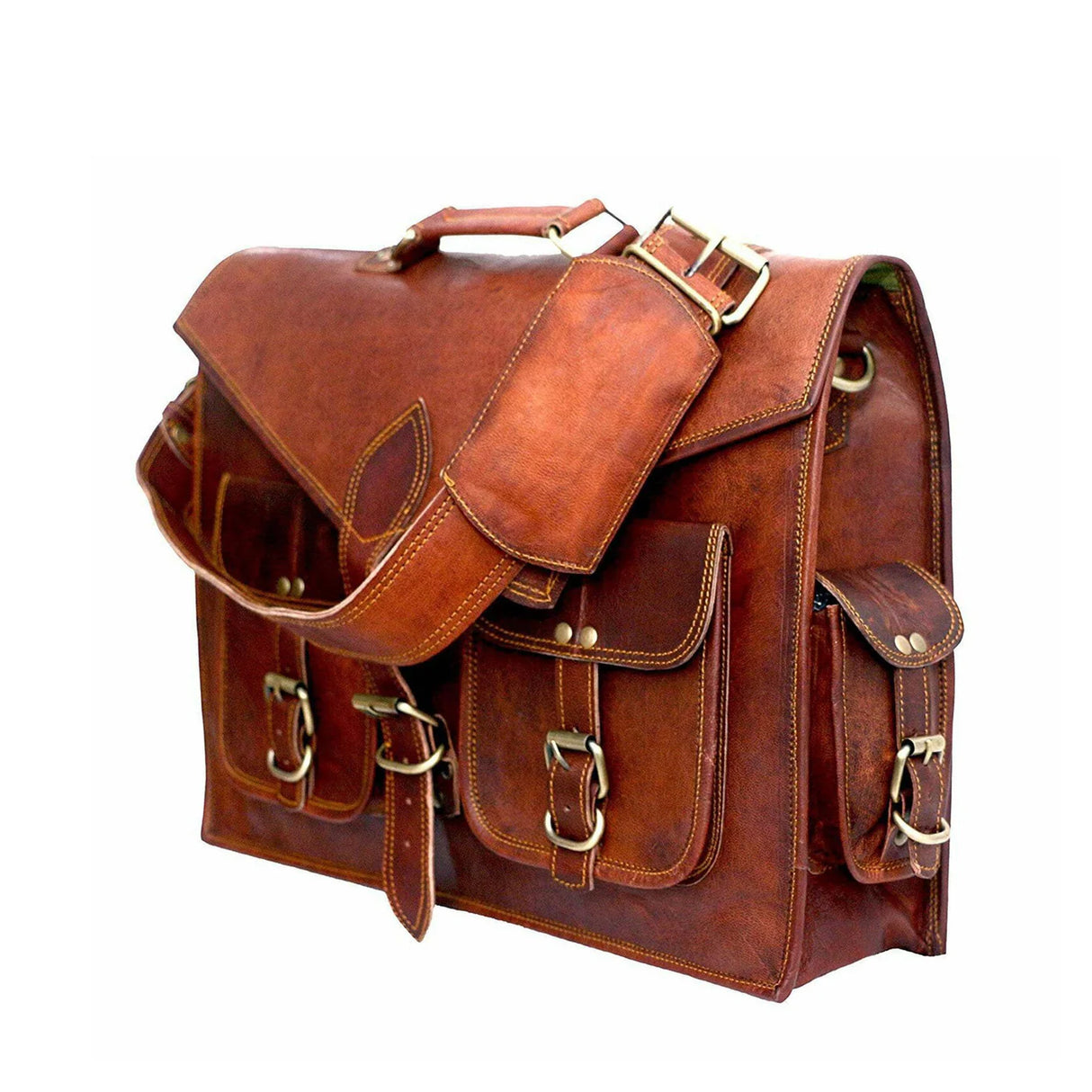 The Whiskey Eagle | Leather Briefcase