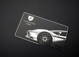 Metal Gift Card | Thick Black/SS | Customizable