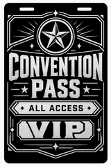 4x6 Stainless Steel ID Badge | Festival & VIP Pass