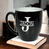 16oz Black Ceramic Mug | Customizable