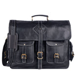 Onyx Retro | Leather Messenger Bag