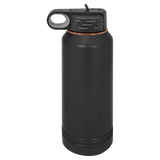 32oz Black/Rose Water Bottle | Polar Camel | Customizable