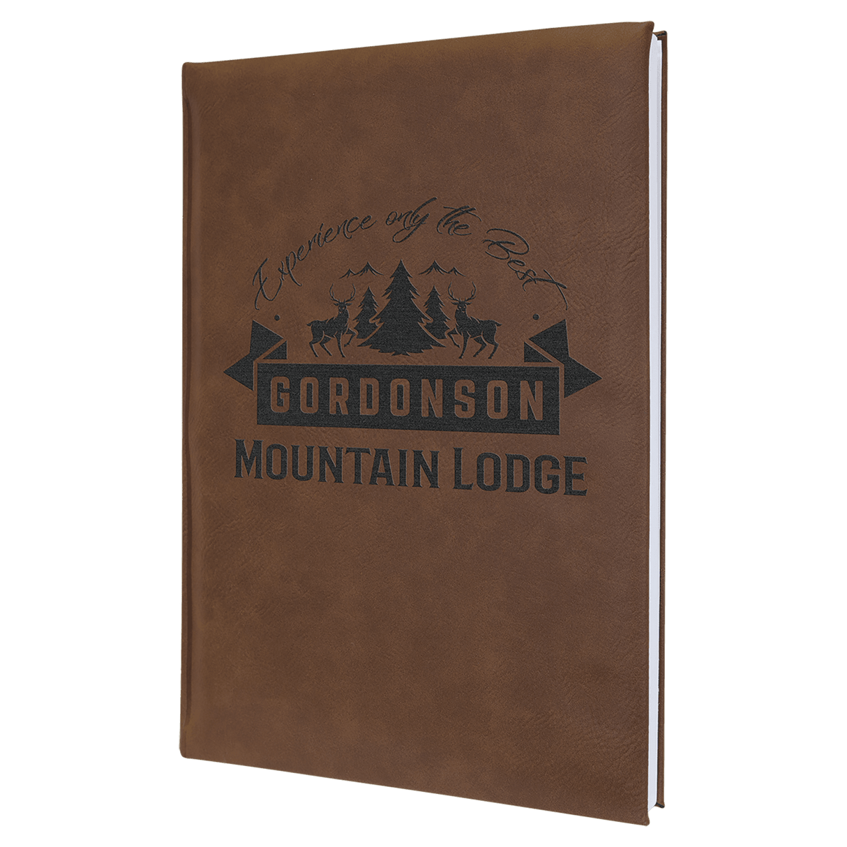 Large Leather Journal | 7"x 9 3/4" | Customizable