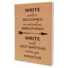 Large Leather Journal | 7"x 9 3/4" | Customizable