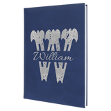 Large Leather Journal | 7"x 9 3/4" | Customizable