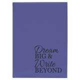 Large Leather Journal | 7"x 9 3/4" | Customizable