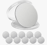 Silver-Finish Coin Blanks | 40mm | 10 Pack