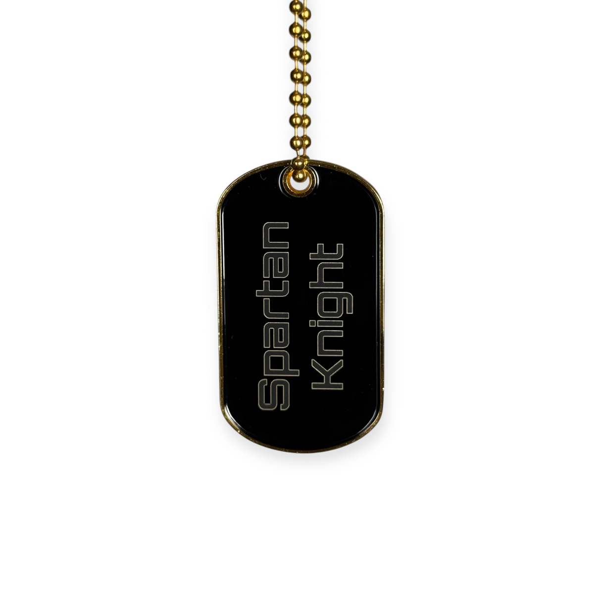 Premium Spartan Metal Dog Tags