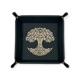 Personalized Leather Valet Tray | 6×6 Snap Tray