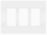 Lutron Claro Screwless Switch Plates | Decora | White